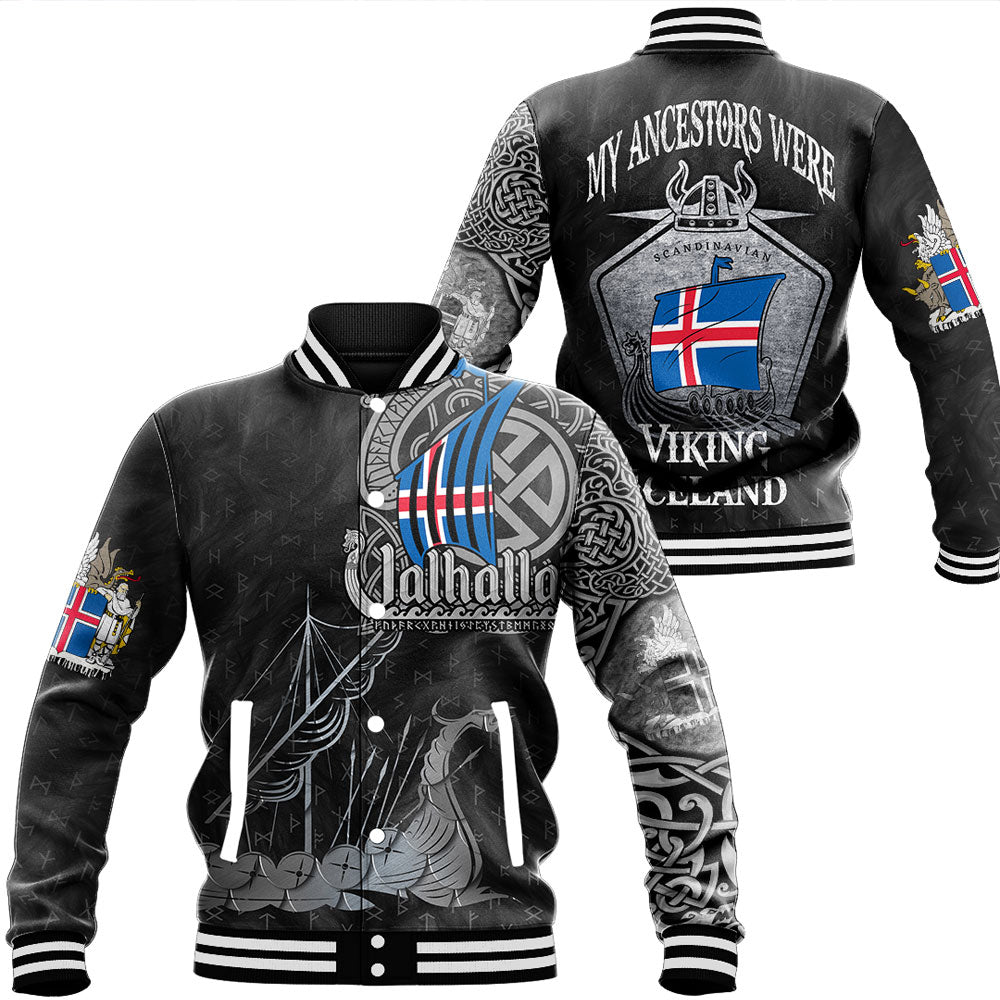 Viking Clothing Viking Iceland Drakkar Baseball Jacket RLT12 - Wonder Print Shop