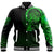 Viking Clothing Viking Fenrir Norse 3D Green Baseball Jacket RLT12 - Wonder Print Shop