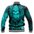 Viking Clothing Viking Odin Raven Tattoo Style Cyan Version Baseball Jackets RLT12 - Wonder Print Shop