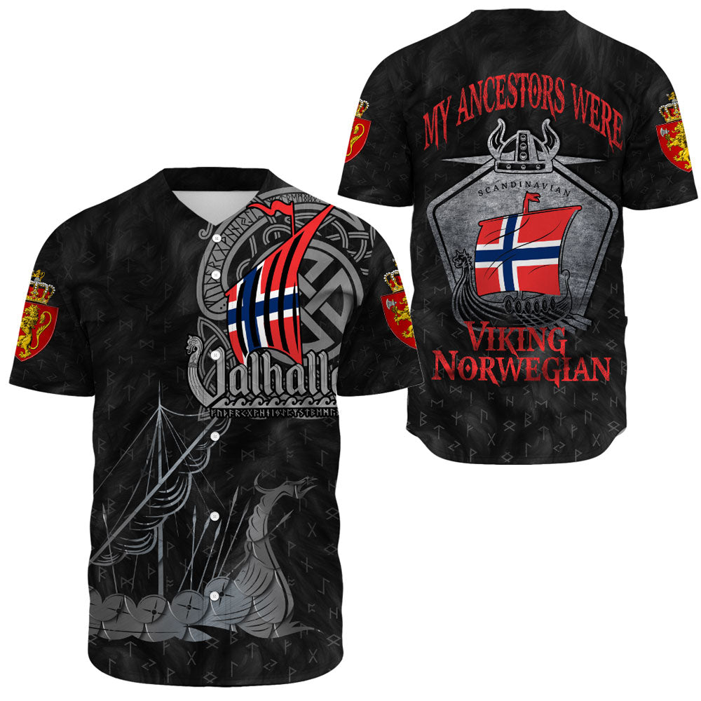 Viking Clothing Viking Norway Drakkar Baseball Jersey RLT12 - Wonder Print Shop