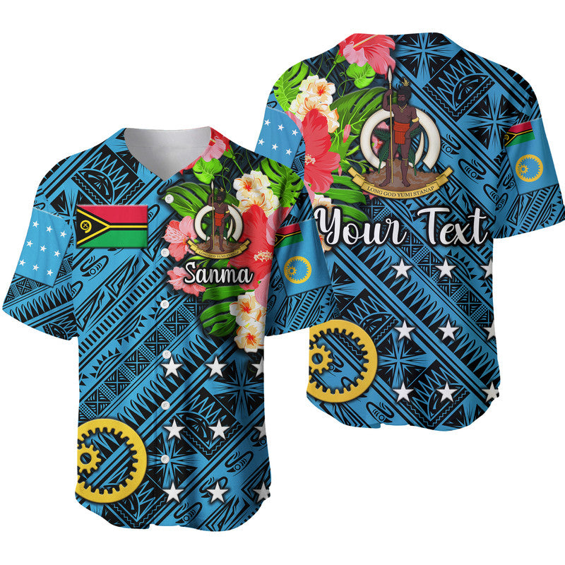 (Custom Personalised) Vanuatu Sanma Baseball Jersey Independence Be Proud LT8 - Wonder Print Shop