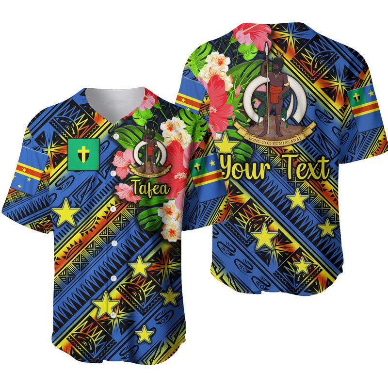 (Custom Personalised) Vanuatu Tafea Baseball Jersey Independence Be Proud LT8 - Wonder Print Shop