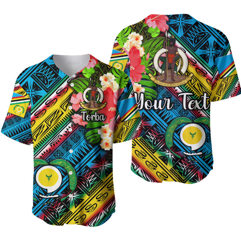 (Custom Personalised) Vanuatu Torba Baseball Jersey Independence Be Proud LT8 - Wonder Print Shop