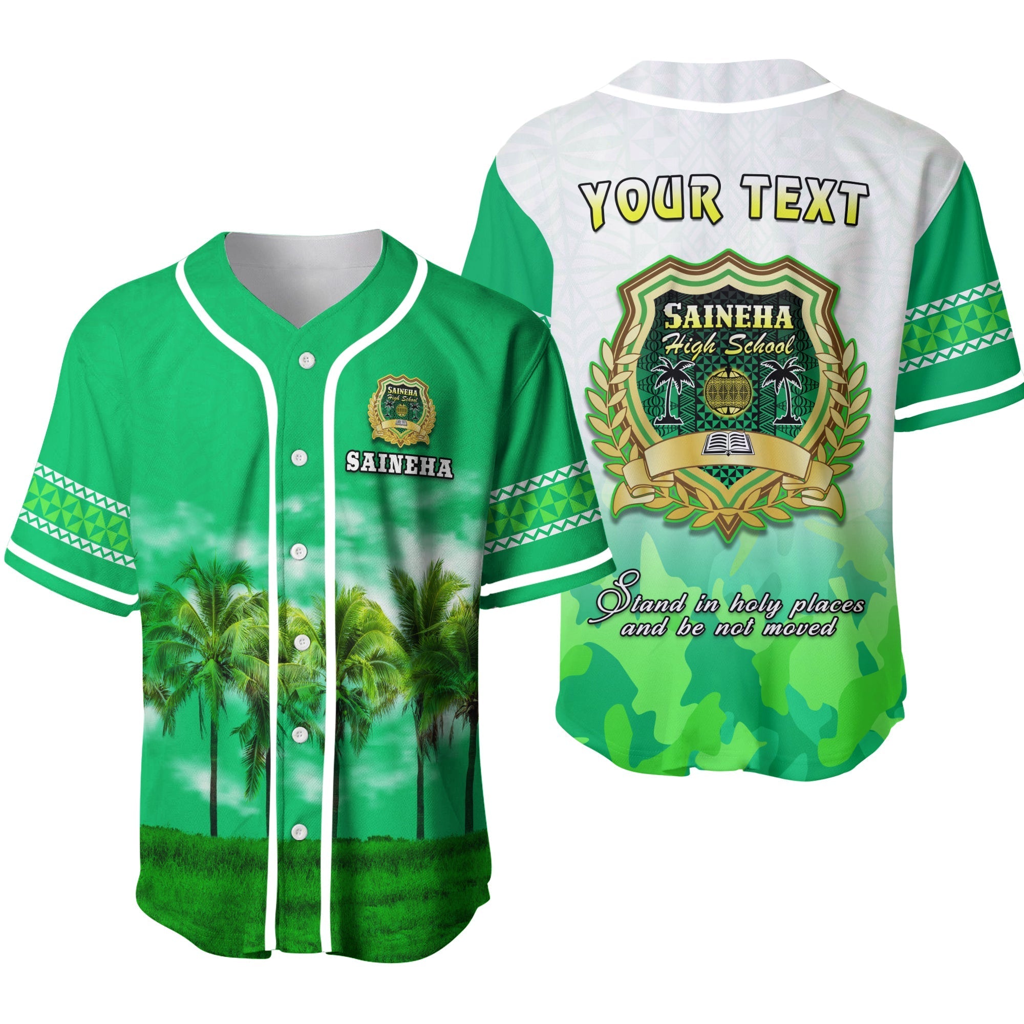 (Custom Personalised) Saineha High School Baseball Jersey Original LT13 - Wonder Print Shop