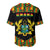 Ghana Proud Baseball Jersey Ankara Kente LT13 - Wonder Print Shop