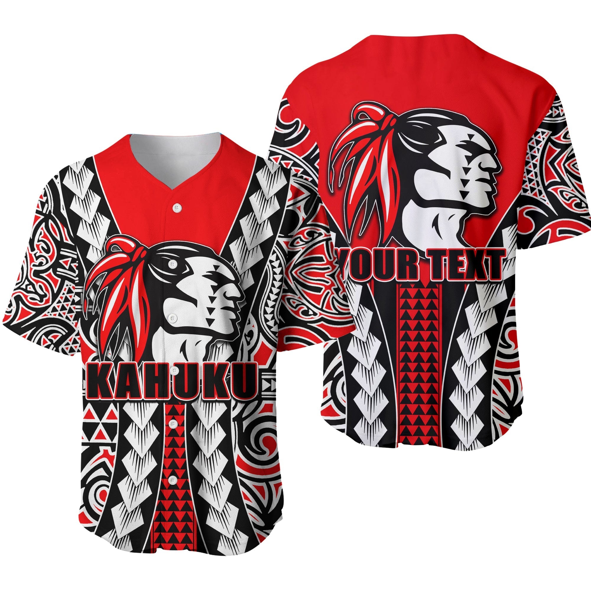 (Custom Personalised) Hawaii Kahuku High & Intermediate School Baseball jersey No.2 LT6 - Wonder Print Shop