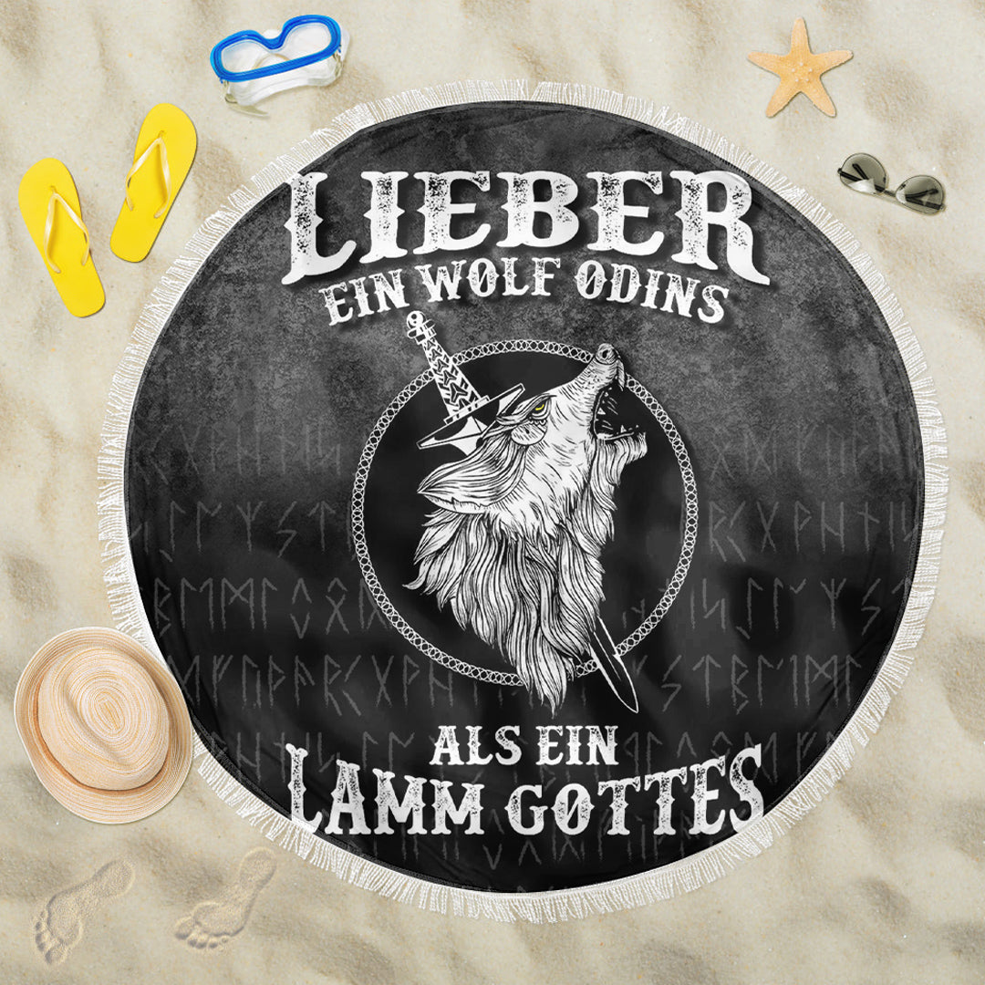 Viking Bathroom Set Lieber Ein Wolf Odins Als Ein Lamm Gottes Bathroom Set RLT12 - Wonder Print Shop