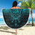 Viking Beach Blanket Viking Odin Allfather In Asgard Cyan Version Beach Blanket RLT12 - Wonder Print Shop