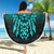 Viking Beach Blanket Viking God Odin Allfather In Asgard Raven God Cyan Version Beach Blanket RLT12 - Wonder Print Shop