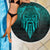 Viking Beach Blanket Eye of Odin Cyan Version Beach Blanket RLT12 - Wonder Print Shop