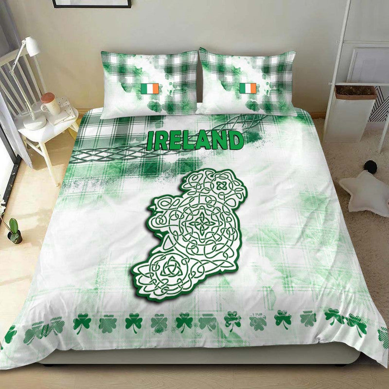 Ireland Cross Cricket Team Bedding Set Celtic Irish Green Pattern Unique No2 LT9 - Wonder Print Shop