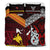 New Zealand and Papua New Guinea Bedding Set Together Red LT8 - Wonder Print Shop