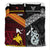 New Zealand and Papua New Guinea Bedding Set Together Black LT8 - Wonder Print Shop