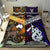 New Zealand Maori Aotearoa and Australia Aboriginal Bedding Set Together Purple LT8 - Wonder Print Shop