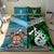 New Zealand and Fiji Bedding Set Together Green LT8 - Wonder Print Shop