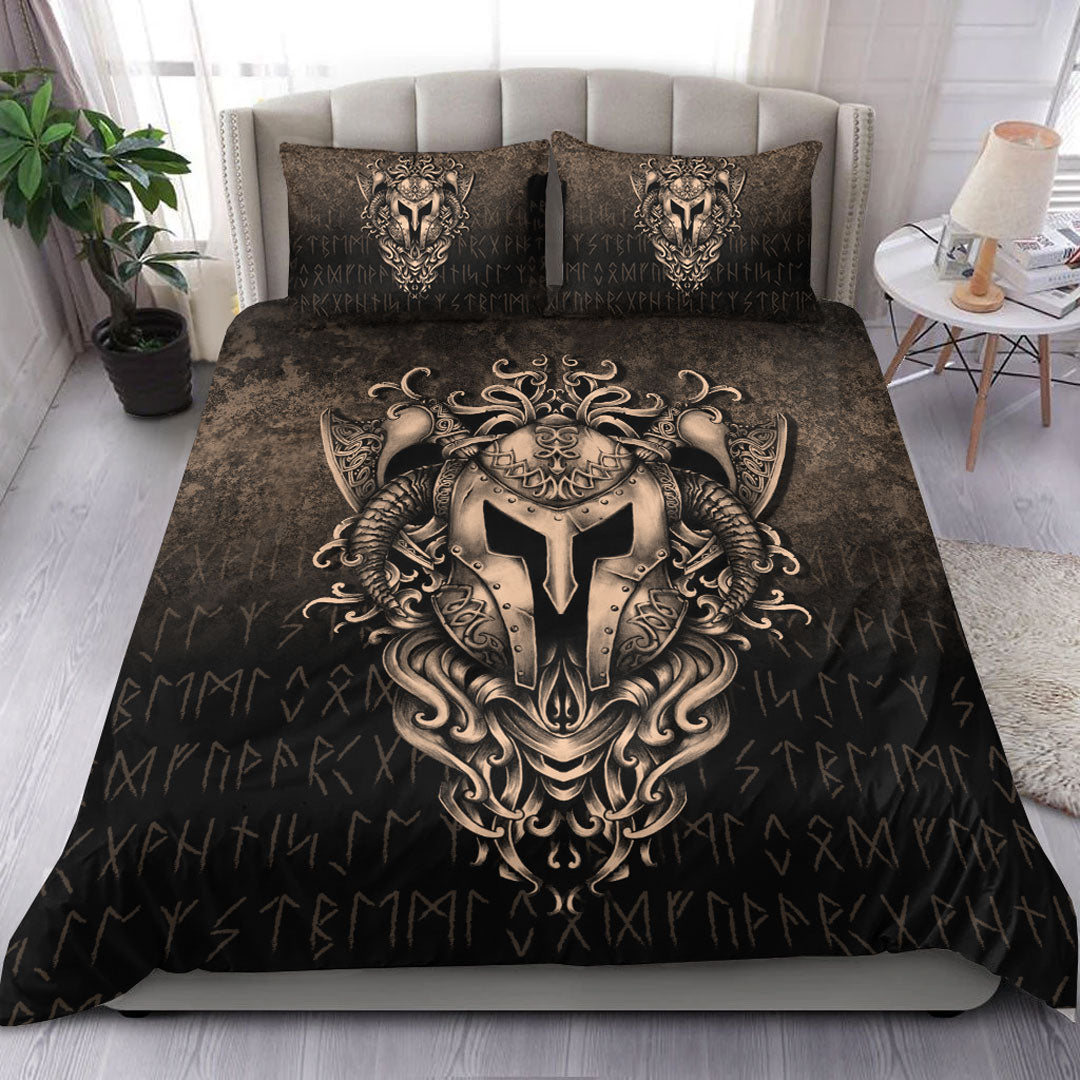 viking-bedding-set-the-armor-of-viking-gold-version-bedding-set