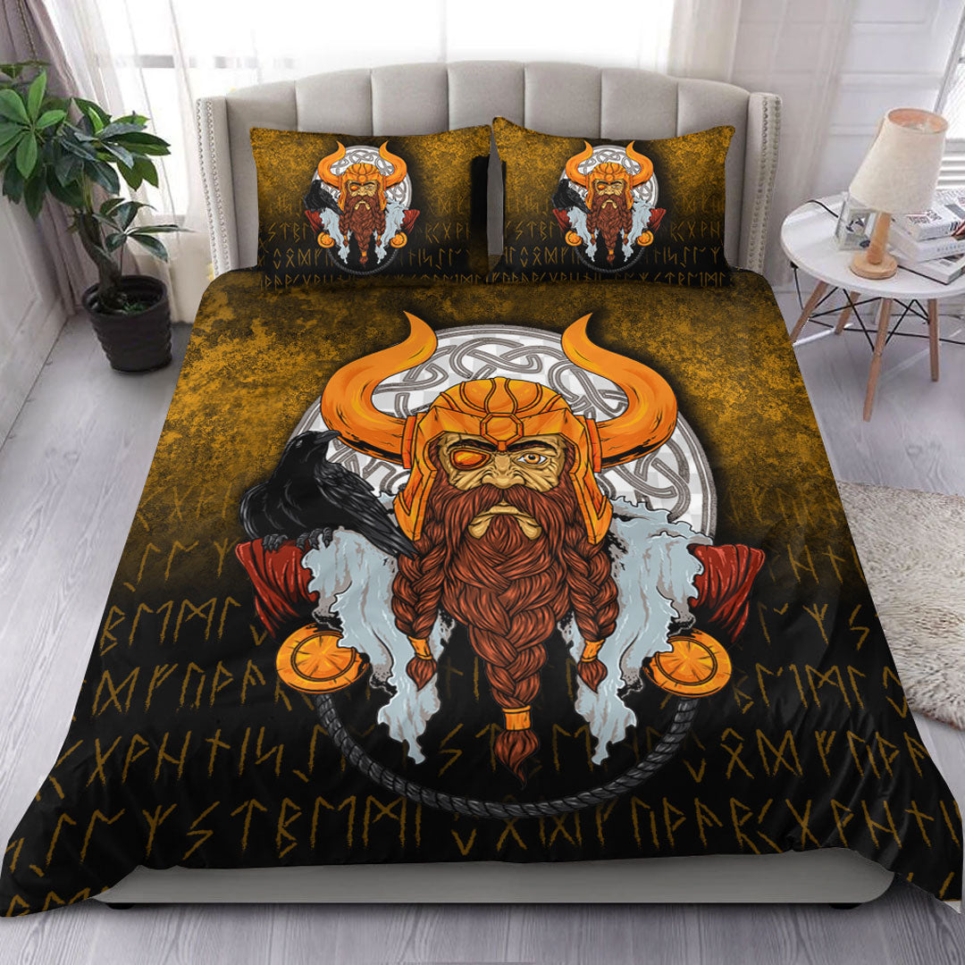 viking-bedding-set-viking-god-odin-raven-bedding-set