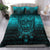 Viking Bedding Set Viking Odin Allfather In Asgard Cyan Version Bedding Set RLT12 - Wonder Print Shop