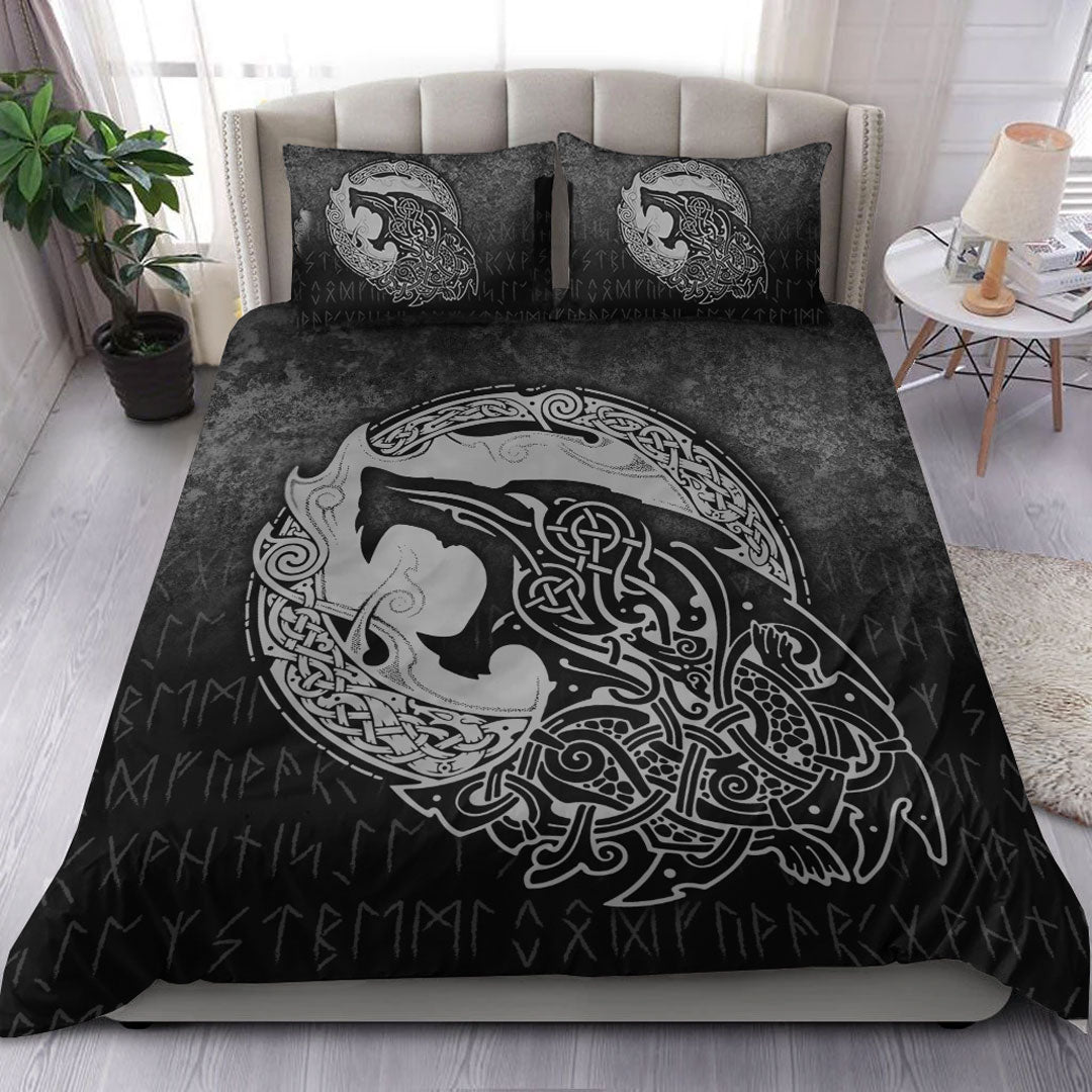 viking-bedding-set-fenrir-viking-3d-tattoo-special-version-bedding-set