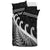 New Zealand Rugby Maori Bedding Set Silver Fern Koru Vibes Black LT8 - Wonder Print Shop