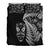 New Zealand Haka Rugby Maori Bedding Set Silver Fern Vibes Black LT8 - Wonder Print Shop