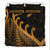 New Zealand Rugby Maori Bedding Set Silver Fern Koru Vibes Gold LT8 - Wonder Print Shop