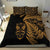 New Zealand Haka Rugby Maori Bedding Set Silver Fern Vibes Gold LT8 - Wonder Print Shop