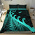 New Zealand Rugby Maori Bedding Set Silver Fern Koru Vibes Turquoise LT8 - Wonder Print Shop