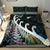 New Zealand Rugby Maori Bedding Set Silver Fern Koru Vibes Paua Shell LT8 - Wonder Print Shop