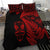 New Zealand Haka Rugby Maori Bedding Set Silver Fern Vibes Red LT8 - Wonder Print Shop