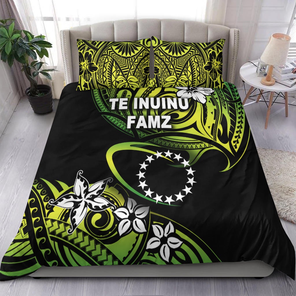 te-inuinu-famz-cook-islands-rugby-bedding-set-unique-vibes-green