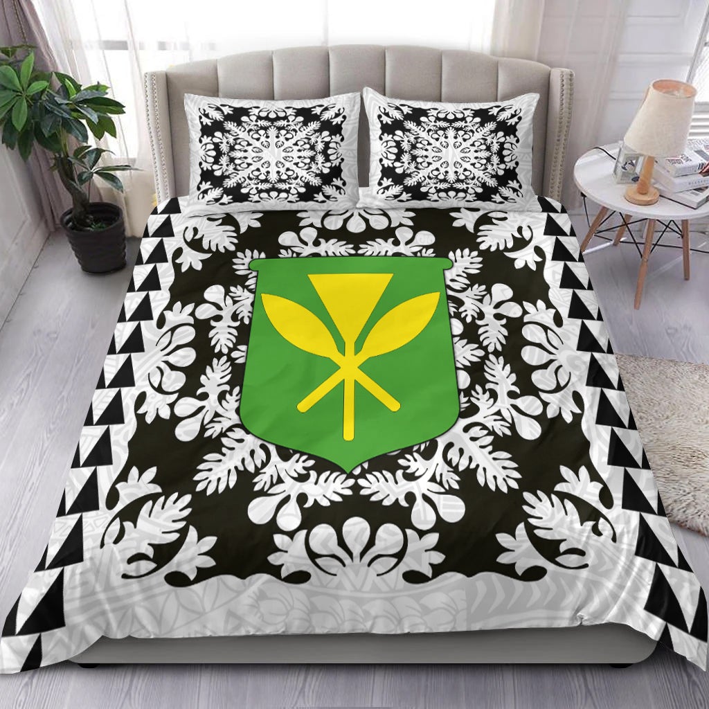 Hawaii Bedding Set Kanaka Maoli No.2 White Style LT6 - Wonder Print Shop