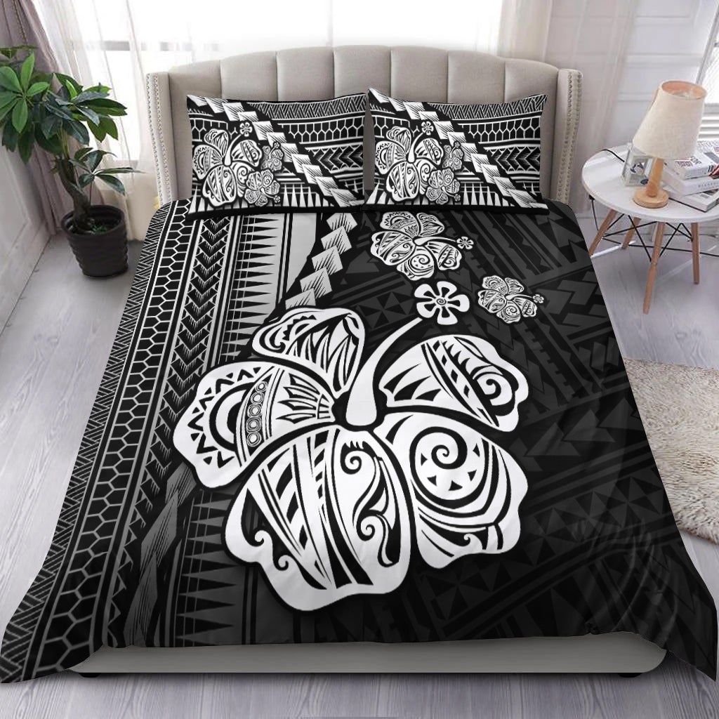 Polynesian Hibiscus Bedding Set Hawaiian Style No.4 LT6 - Wonder Print Shop