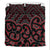 New Zealand Bedding Set Maori Graphic Tee patterns Red LT6 - Wonder Print Shop