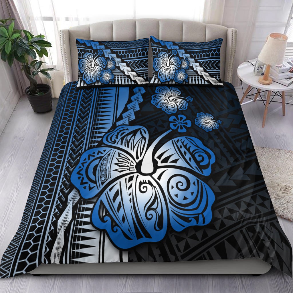 Polynesian Hibiscus Bedding Set Hawaiian Style No.5 LT6 - Wonder Print Shop