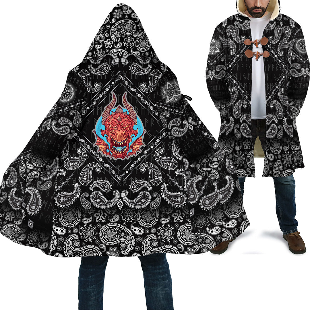 viking-cloak-big-angry-red-dragon-with-bandana-paisley-style