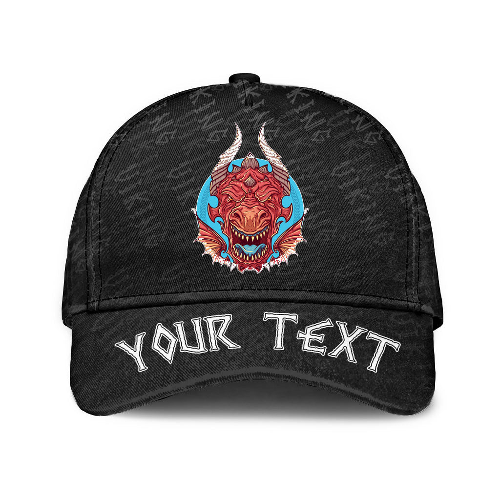 viking-classic-cap-custom-big-angry-red-dragon-classic-cap