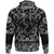 Viking Hoodie Black Dragon with Bandana Paisley Style RLT12 - Wonder Print Shop