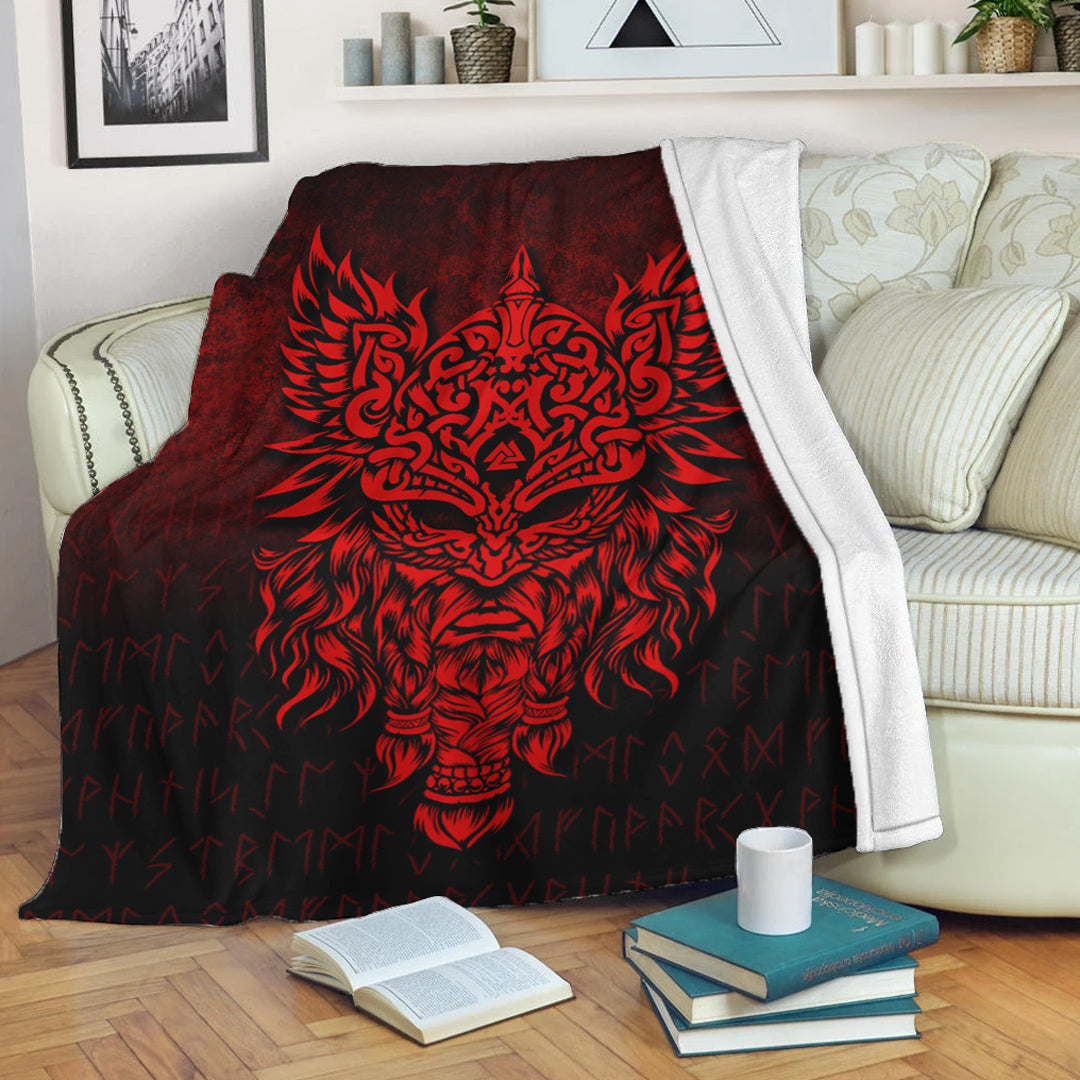 viking-premium-blanket-odin-the-allfather-asgard-god-and-chief-of-aesir-red-version-premium-blanket