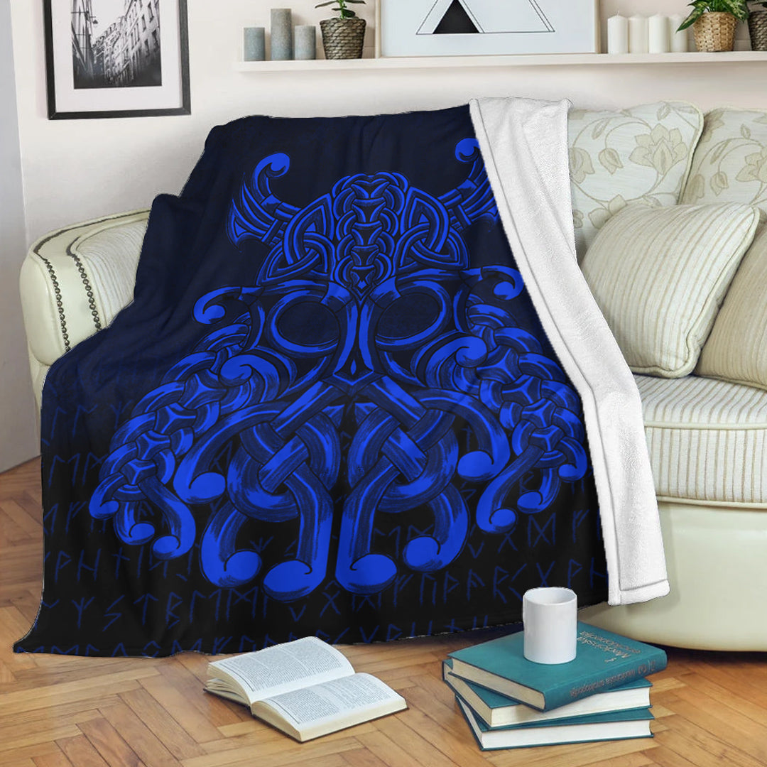 viking-premium-blanket-vikings-odin-valhalla-blue-version-premium-blanket