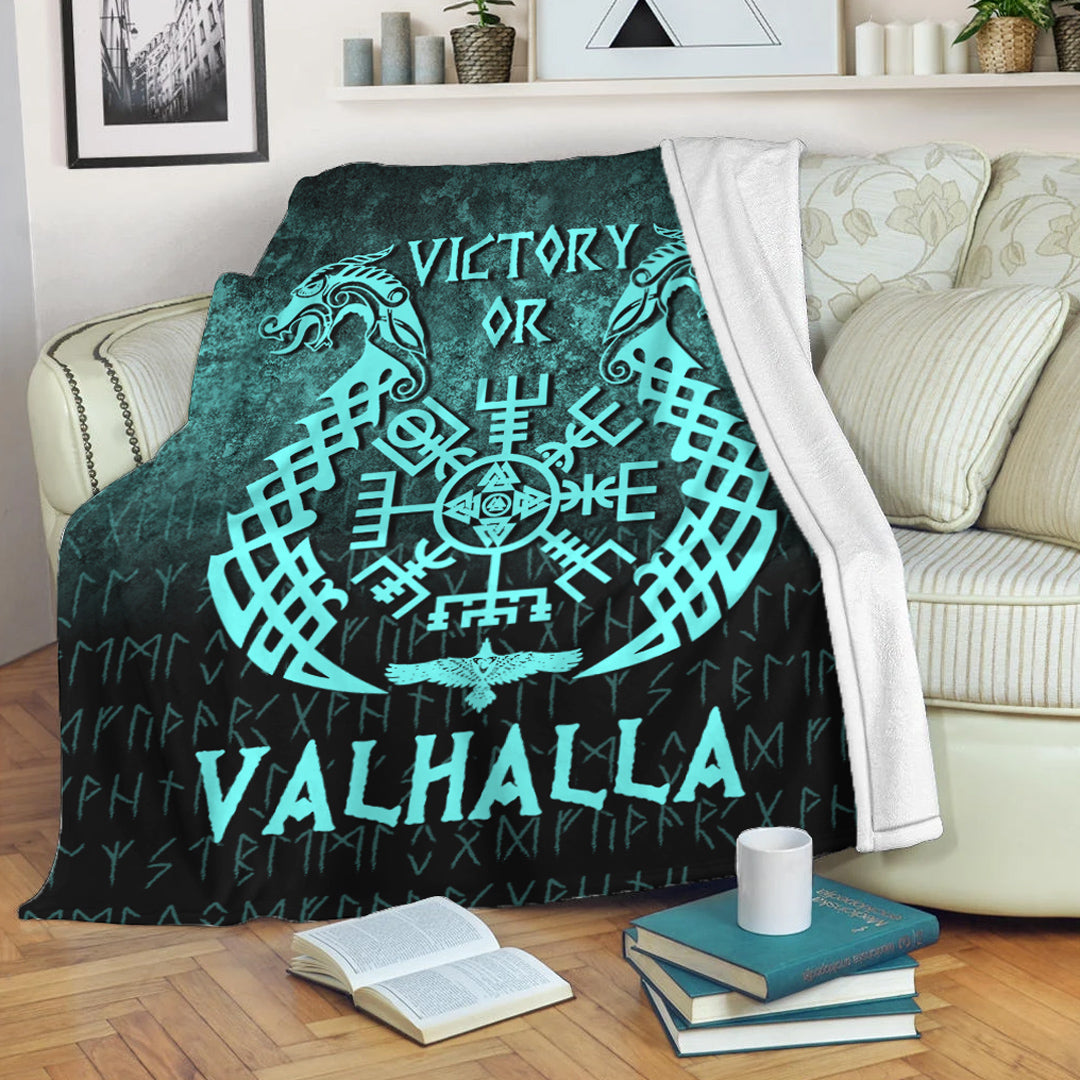 wonder-print-shop-premium-blanket-victory-or-valhalla-cyan-version-premium-blanket