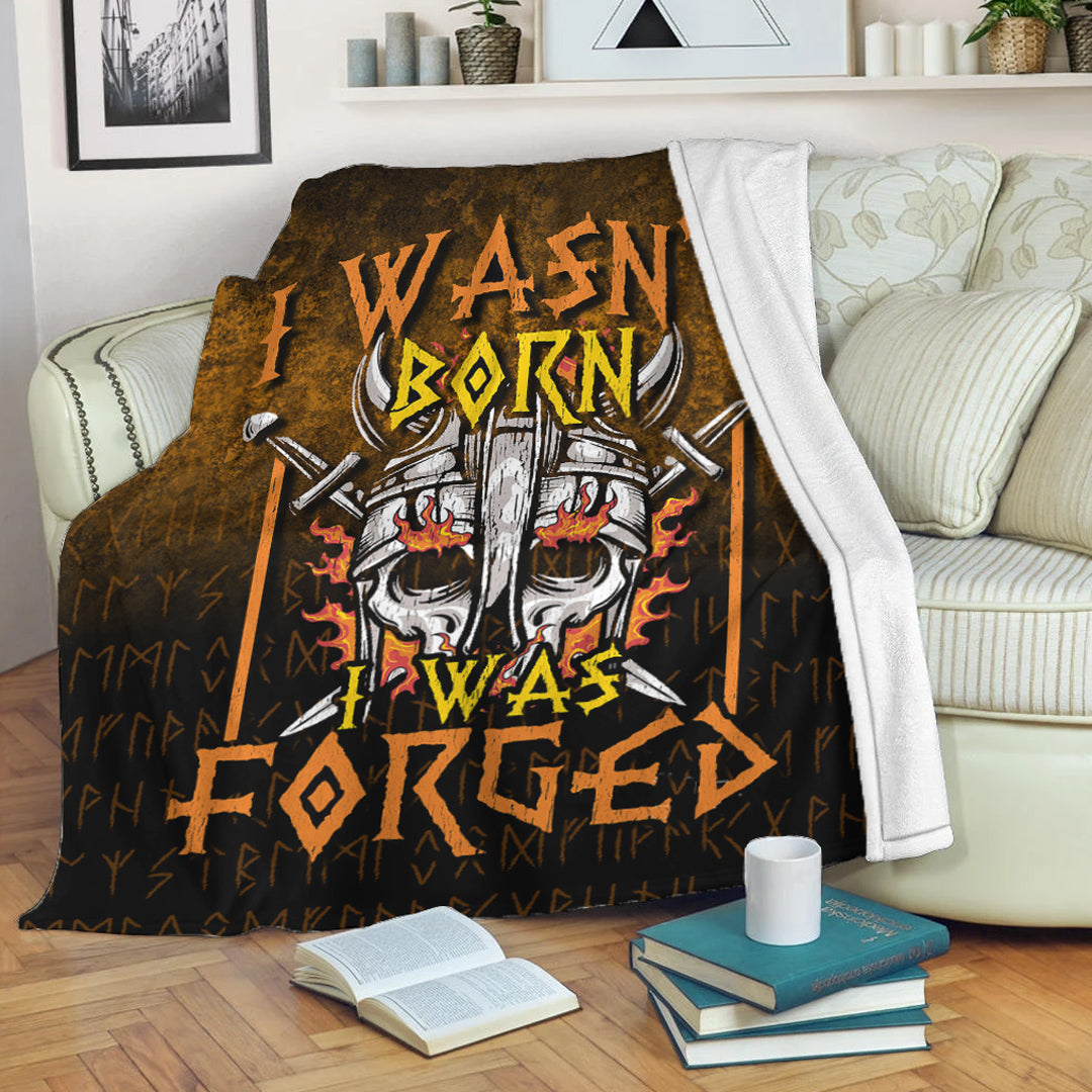 viking-premium-blanket-i-wasnt-born-i-was-forged-premium-blanket