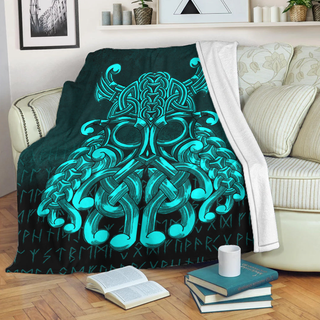 viking-premium-blanket-vikings-odin-valhalla-cyan-version-premium-blanket