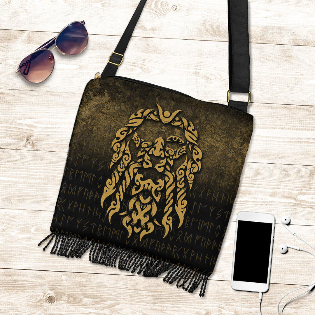 viking-crossbody-boho-handbag-viking-god-odin-allfather-in-asgard-raven-god-gold-version-crossbody-boho-handbag