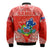 Toa Samoa Polynesian Rugby Bomber Jacket Samoan Flag Red Color LT9 - Wonder Print Shop