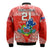 (Custom Personalised) Toa Samoa Polynesian Rugby Bomber Jacket Samoan Flag Red Color LT9 - Wonder Print Shop