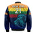 (Custom Personalised) Sri Lanka The Lions Cricket Bomber Jacket LT9 - Wonder Print Shop