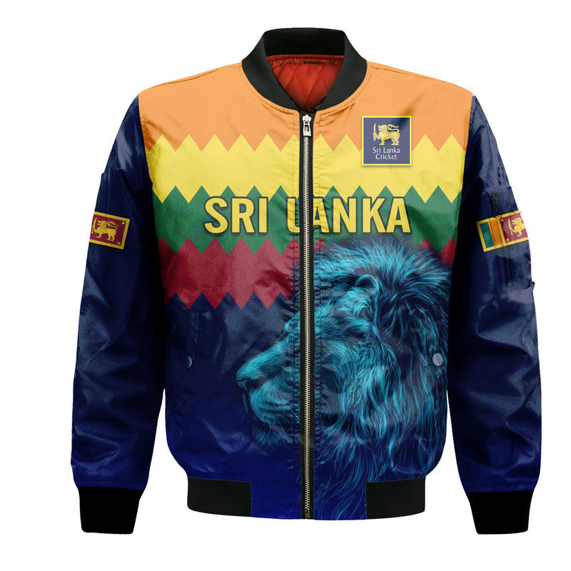 (Custom Personalised) Sri Lanka The Lions Cricket Bomber Jacket LT9 - Wonder Print Shop