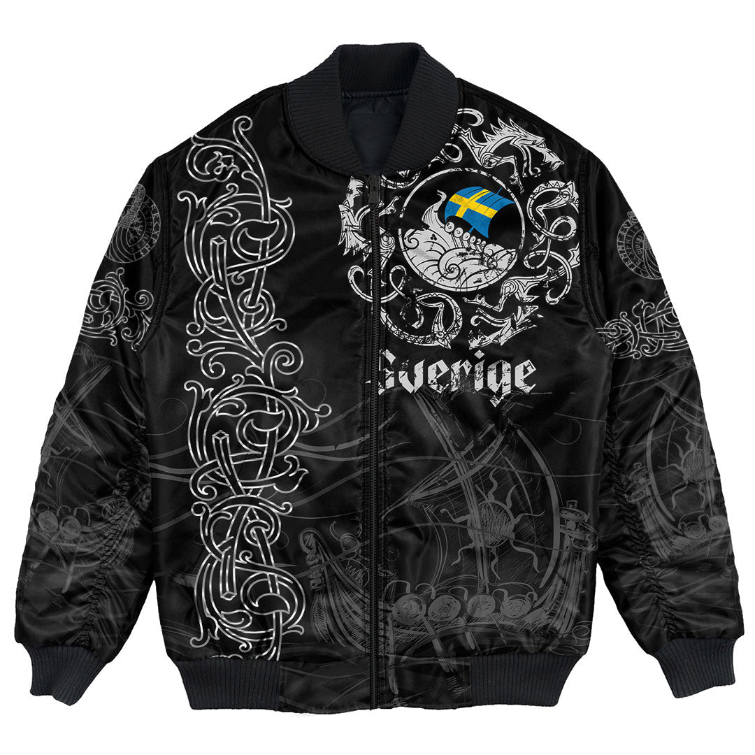 Viking Clothing Viking Drakkar Sweden Warship Bomber Jackets RLT12 - Wonder Print Shop