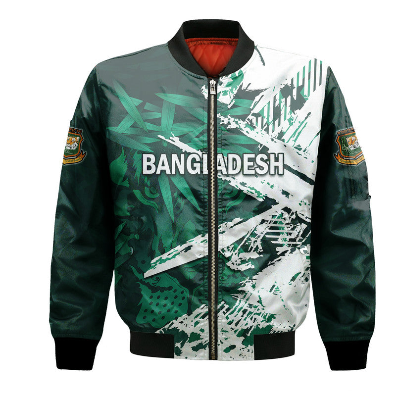 (Custom Personalised) Bangladesh Cricket Team Bomber Jacket Special Bangla Tigers LT9 - Wonder Print Shop